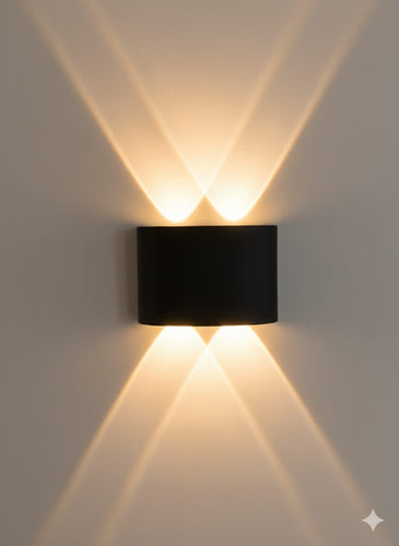 Intersecting Beam Wall Sconce ✨ outdoor light 💡(2+2), Water Proof🤿