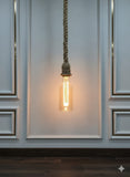 Decent design filament bulb💡 ❤️The Rope & Edison Pendant 🌿💡, 3W