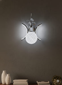 Modern Crystal Wall Sconce💡, 🌈3in1 (Golden, natural, white)