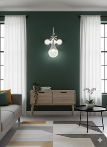 🌟 Modern Crystal Wall Light – Elegant Glow for Every Space 💡 ,🌈3in1 (Golden, natural, white)