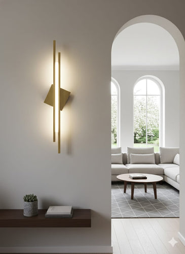 ✨ Eclipse Glow LED Wall Light – Modern Artistic Wall Lamp for Living Room, Bedroom & Hallway