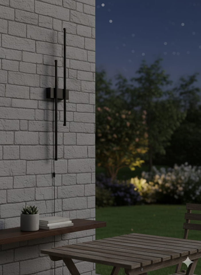 ✨ Vertical Glow LED Wall Light – Modern Minimalist Sconce for Indoor & Outdoor Elegance