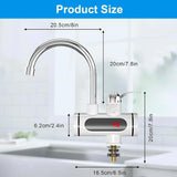Instant Hot Water Faucet | Digital LED Temp Display | Energy-Saving Tankless Electric Heater Tap ✨